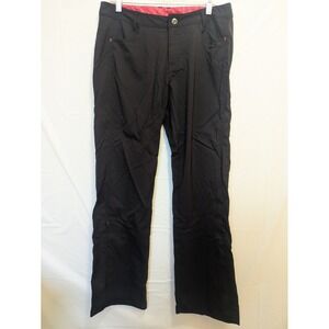 Cloudveil Women's L Black Nylon Spandex Hiking Outdoor Pants Straight‎ Leg